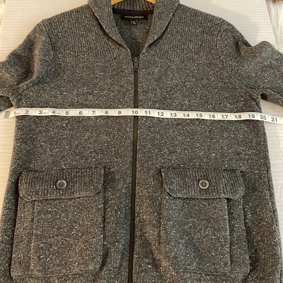 🔥Banana Republic Sweater Mens Cardigan Full Zip Size:Medium🔥 - Picture 15 of 15